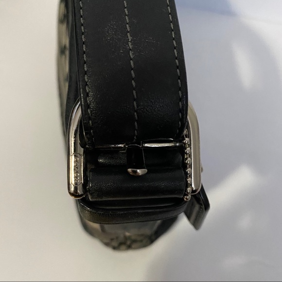 COACH STRIPED E/W SHOULDER BAG - Picture 7 of 12